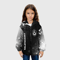 Куртка с капюшоном детская Galatasaray Sport на темном фоне, цвет: 3D-черный — фото 2