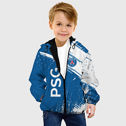Куртка с капюшоном детская Psg псж краска, цвет: 3D-черный — фото 2