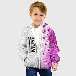 Куртка с капюшоном детская Muse Rock Legends, цвет: 3D-белый — фото 2