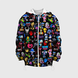 Куртка с капюшоном детская Персонажи разных игр, цвет: 3D-белый