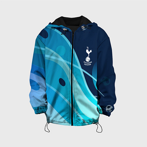 Детская куртка Tottenham hotspur Абстракция / 3D-Черный – фото 1