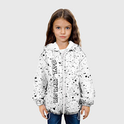 Куртка с капюшоном детская Рэпер Big Baby Tape в стиле граффити: по-вертикали, цвет: 3D-белый — фото 2