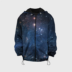 Куртка с капюшоном детская Молчаливый космос, цвет: 3D-черный