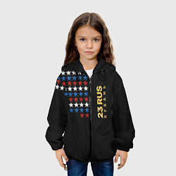 Куртка с капюшоном детская 23 RUS Кубань, цвет: 3D-черный — фото 2