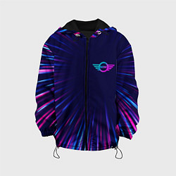 Детская куртка Mini neon speed lines