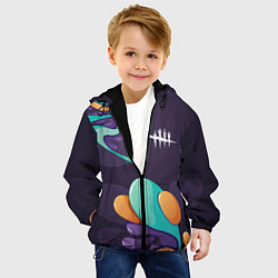 Куртка с капюшоном детская Dead by Daylight graffity splash, цвет: 3D-черный — фото 2