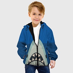 Куртка с капюшоном детская Монстр Океана, цвет: 3D-черный — фото 2