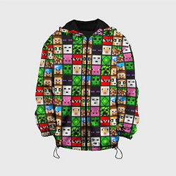 Детская куртка Minecraft - characters