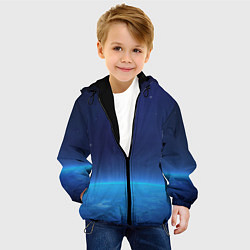 Куртка с капюшоном детская OpenSpace, цвет: 3D-черный — фото 2