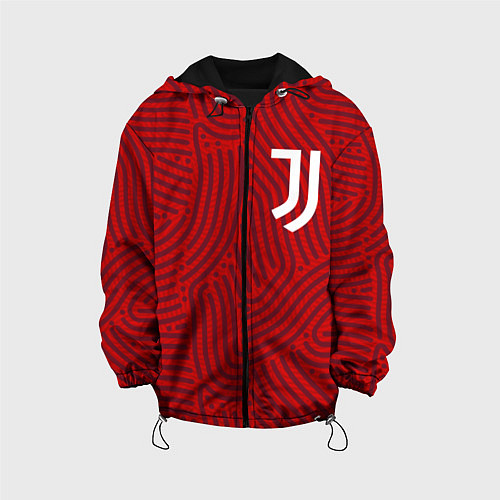 Детская куртка Juventus отпечатки / 3D-Черный – фото 1