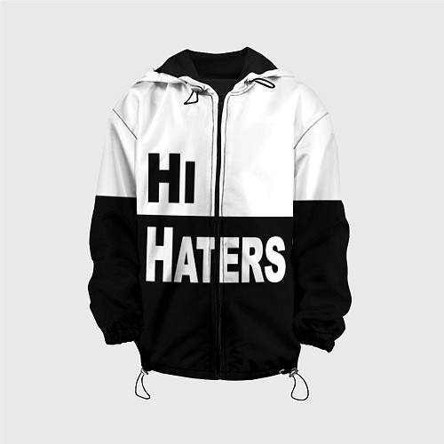 Детская куртка Hi haters - Bye haters / 3D-Черный – фото 1