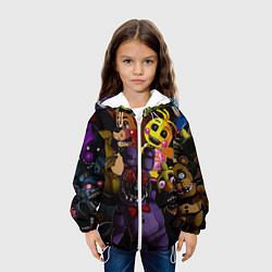 Куртка с капюшоном детская Fivе Nights аt Frеddys, цвет: 3D-белый — фото 2