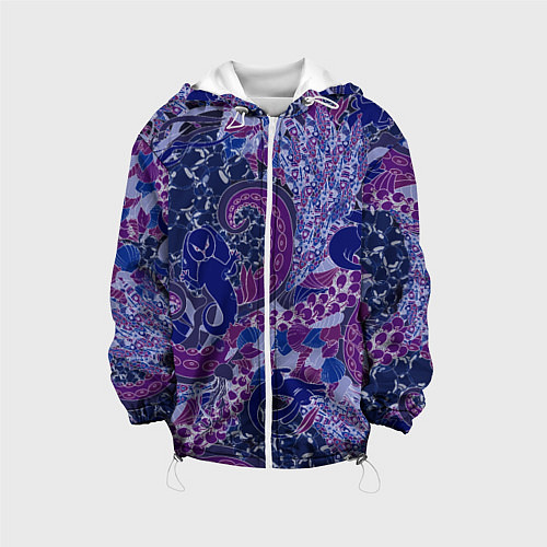 Детская куртка Морской кролик / 3D-Белый – фото 1