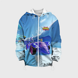 Куртка с капюшоном детская Blaze the Cat - Team Sonic racing, цвет: 3D-белый