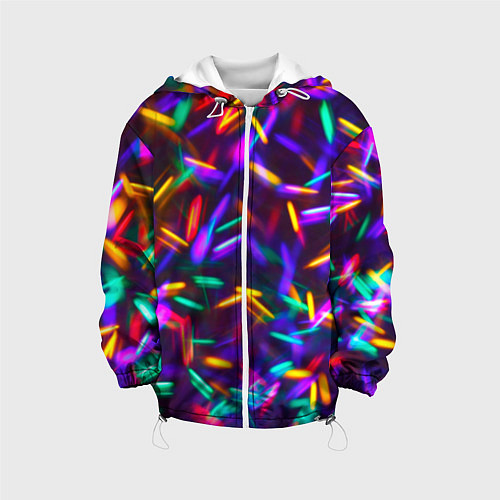 Детская куртка Цветомузыка / 3D-Белый – фото 1