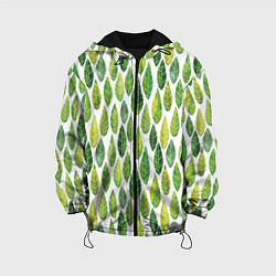 Детская куртка Акварельные листья