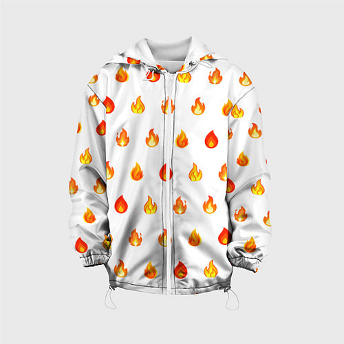 Детская куртка Мерцающие искры на светлом / 3D-Белый – фото 1