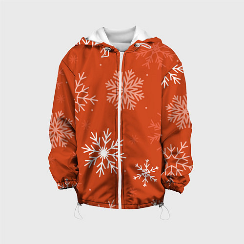 Детская куртка Orange snow / 3D-Белый – фото 1