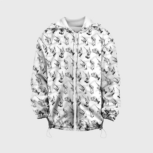 Детская куртка Руки дирижера / 3D-Белый – фото 1