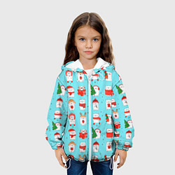 Куртка с капюшоном детская New Years bears, цвет: 3D-белый — фото 2