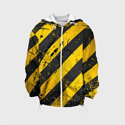Детская куртка WARNING - желто-черные полосы