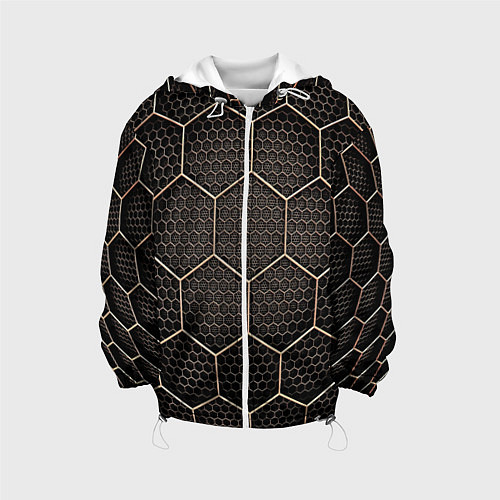 Детская куртка Metalic carbon / 3D-Белый – фото 1