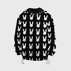 Детская куртка Bunny pattern black