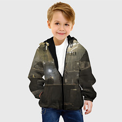 Куртка с капюшоном детская STALKER Одиночка и бармен, цвет: 3D-черный — фото 2