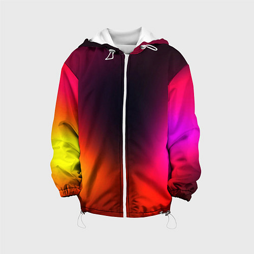 Детская куртка Абстрактная текстура / 3D-Белый – фото 1