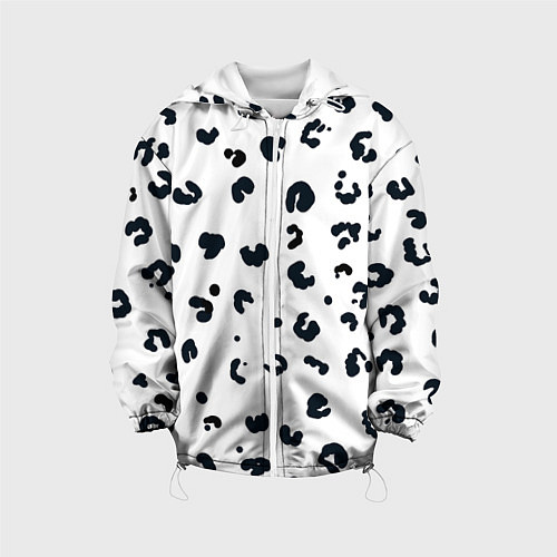 Детская куртка Снежный барсик / 3D-Белый – фото 1