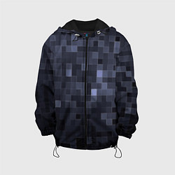 Куртка с капюшоном детская Minecraft block time, цвет: 3D-черный