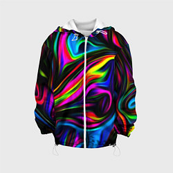 Детская куртка Неон кистью краски