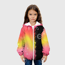 Куртка с капюшоном детская Mamamoo логотип, цвет: 3D-белый — фото 2