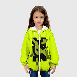 Куртка с капюшоном детская Pixel paths, цвет: 3D-белый — фото 2