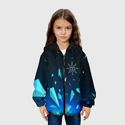 Куртка с капюшоном детская Dark Souls взрыв частиц, цвет: 3D-черный — фото 2