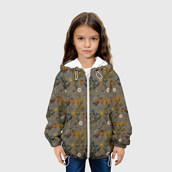 Куртка с капюшоном детская Малиновки и зверобой, цвет: 3D-белый — фото 2