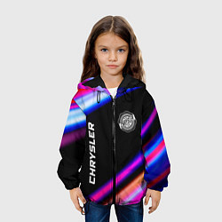 Куртка с капюшоном детская Chrysler speed lights, цвет: 3D-черный — фото 2