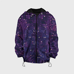Куртка с капюшоном детская Disco space, цвет: 3D-черный