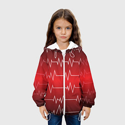 Куртка с капюшоном детская Pulse, цвет: 3D-белый — фото 2