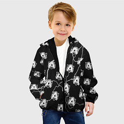 Куртка с капюшоном детская Alliance thunder, цвет: 3D-черный — фото 2