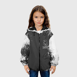 Куртка с капюшоном детская Rouge white, цвет: 3D-черный — фото 2