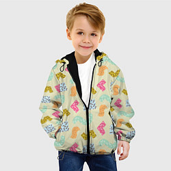 Куртка с капюшоном детская Color figures, цвет: 3D-черный — фото 2