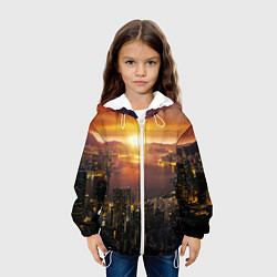 Куртка с капюшоном детская Китай - Гон конг, цвет: 3D-белый — фото 2