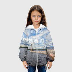 Куртка с капюшоном детская Маяк на Ладоге, цвет: 3D-белый — фото 2