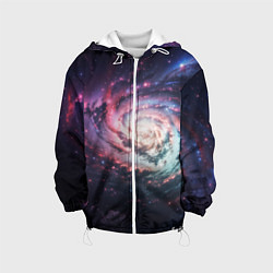 Детская куртка Спиральная галактика в космосе