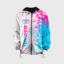 Детская куртка Toyota neon gradient style: по-вертикали