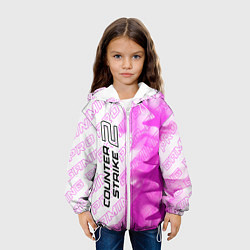 Куртка с капюшоном детская Counter-Strike 2 pro gaming: по-вертикали, цвет: 3D-белый — фото 2