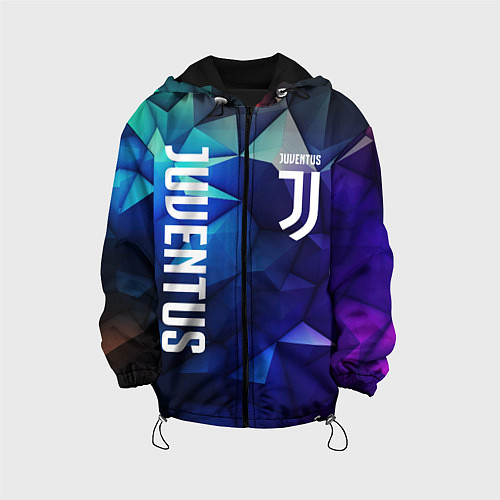 Детская куртка Juventus logo blue / 3D-Черный – фото 1