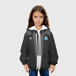 Куртка с капюшоном детская Detroit: Become classy human, цвет: 3D-белый — фото 2
