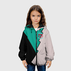 Куртка с капюшоном детская Выездная форма Ливерпуль, цвет: 3D-черный — фото 2